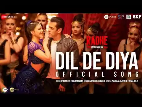 Dil De Diya Lyrics Radhe Kamaal Khan New Hindi song